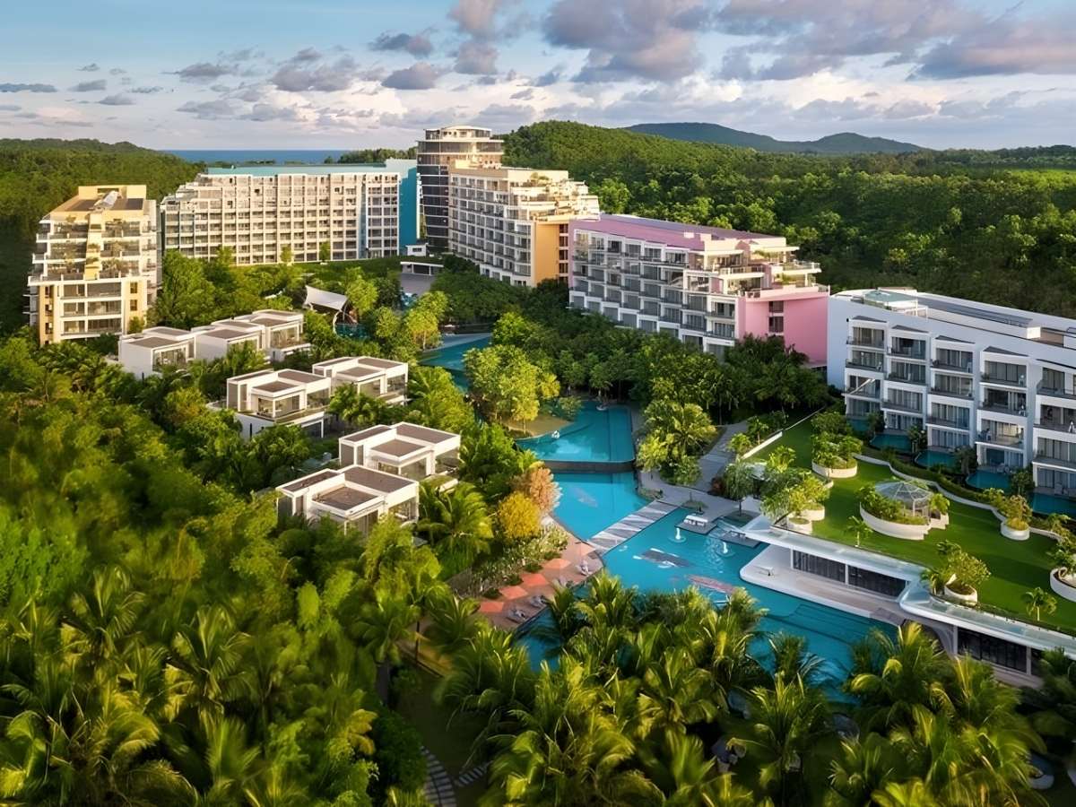 Khu vực lưu trú hiện đại tại Premier Residences Phu Quoc Emerald Bay.